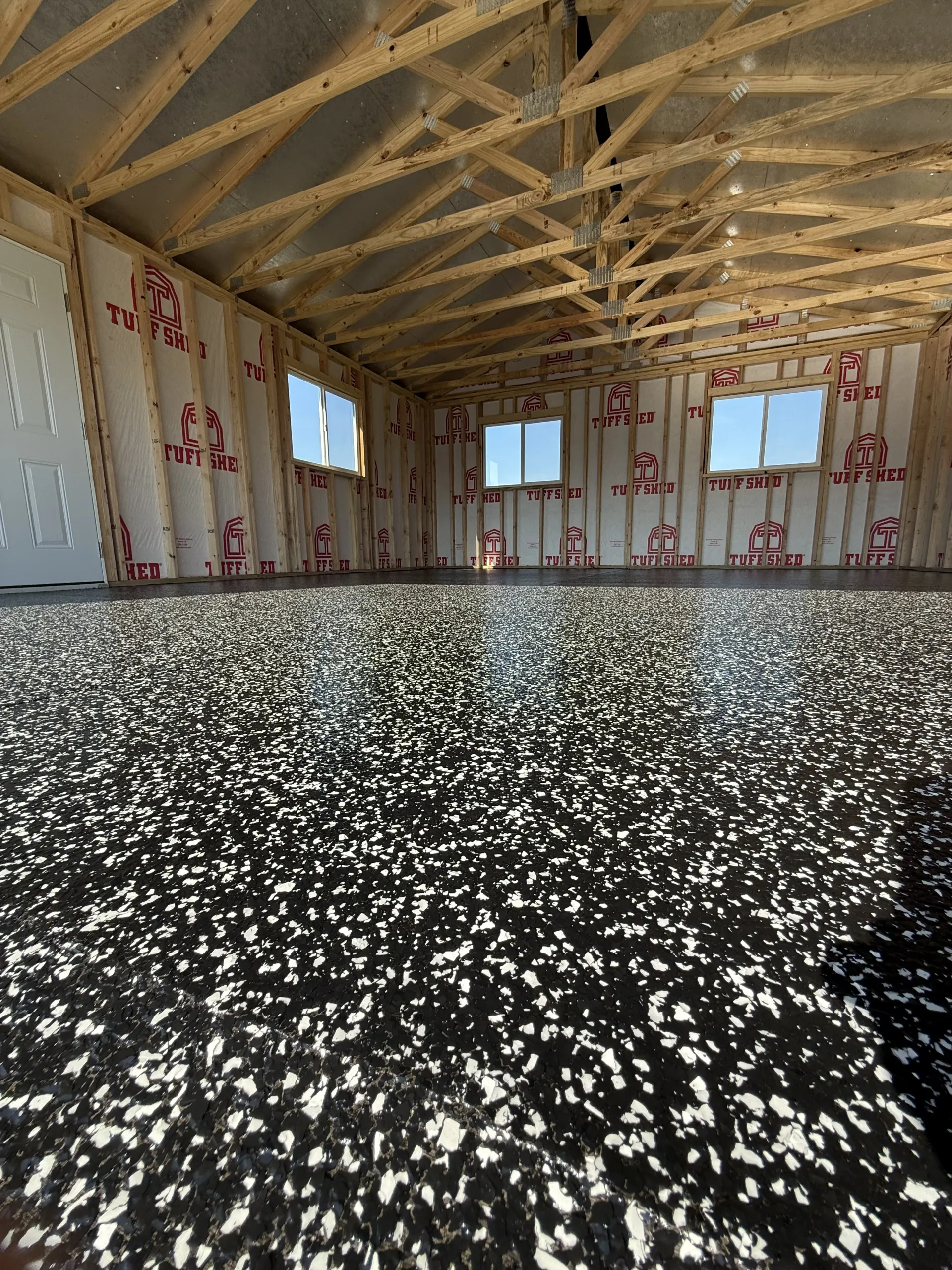 Professional epoxy floor installation